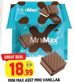 MiniMax Assorted Mini Vanilla & Choco Sandwich
