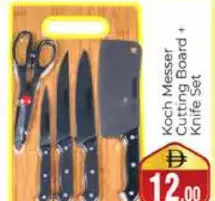 Koch Messer Cutting Board + Knife Set