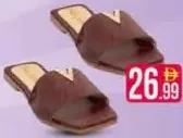 شبشب نسائي مسطح