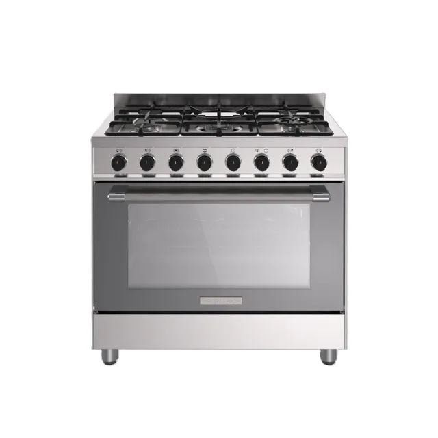 Tecnogas Superiore 5 Burner Stainless Steel Cooking Range, 90 x 60 cm, TCN29GG5WX