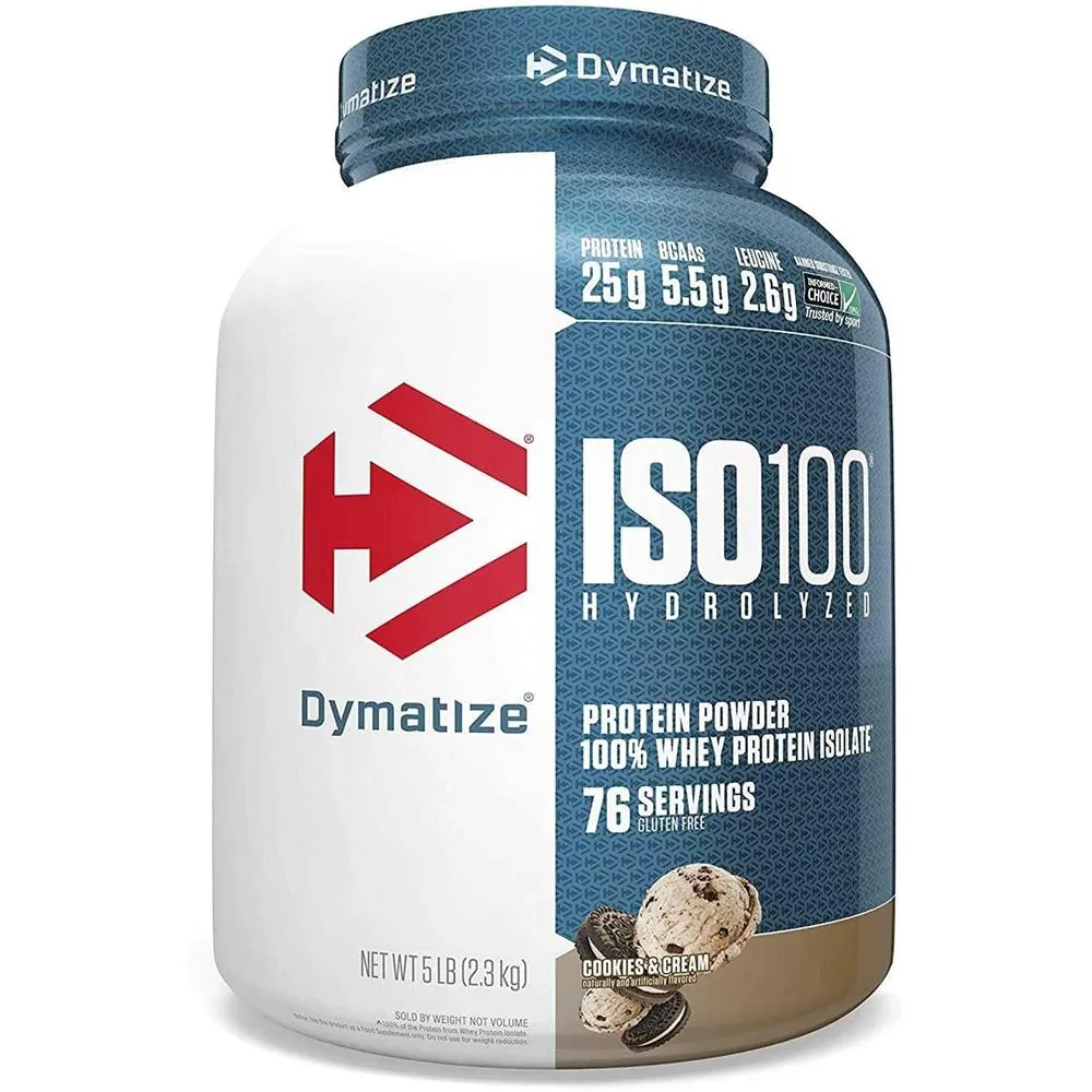 Dymatize ISO 100 بالكوكيز والكريمة - 5 lbs.