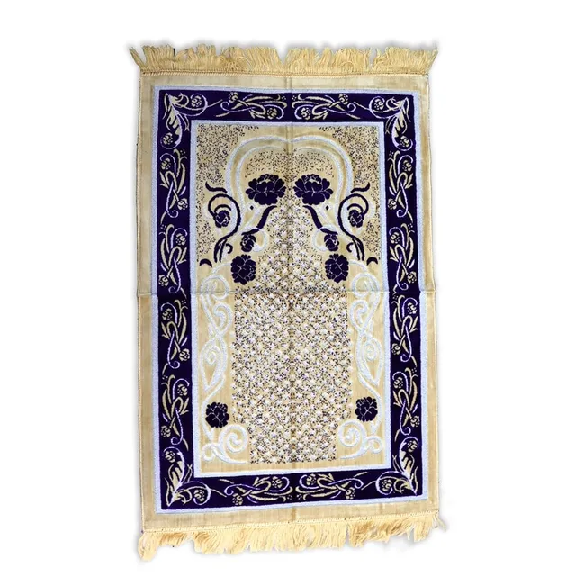 Union Prayer Mat Turkey Beige/Navy Blue