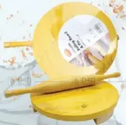 Wooden Rolling Board & Pin Assorted