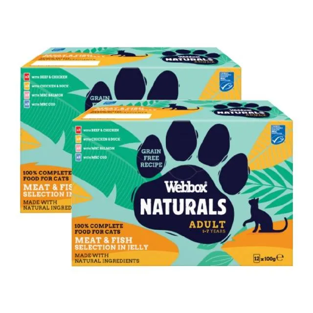 Webbox Wet Cat Food Fish & Meat in Jelly