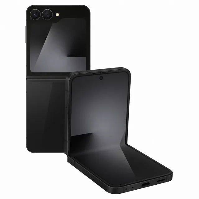Samsung Galaxy Z Flip7 FE, 8GB RAM, 256GB ROM, 6.7" Foldable Display, 50MP + 12MP Dual Rear Camera, 10MP Front Camera, 4000mAh Battery, Exynos 2400, Physical SIM + eSIM, Black, Version, SMF761BZKEMEAW-PR5