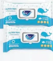 Fine Baby Wipes Water/ Chamomile & Aloe Vera