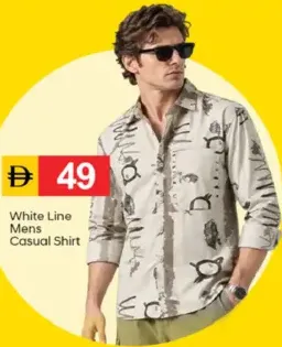 White Line Mens Casual Shirt