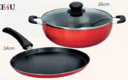 Home4U N/S Tawa + Kadai Assorted