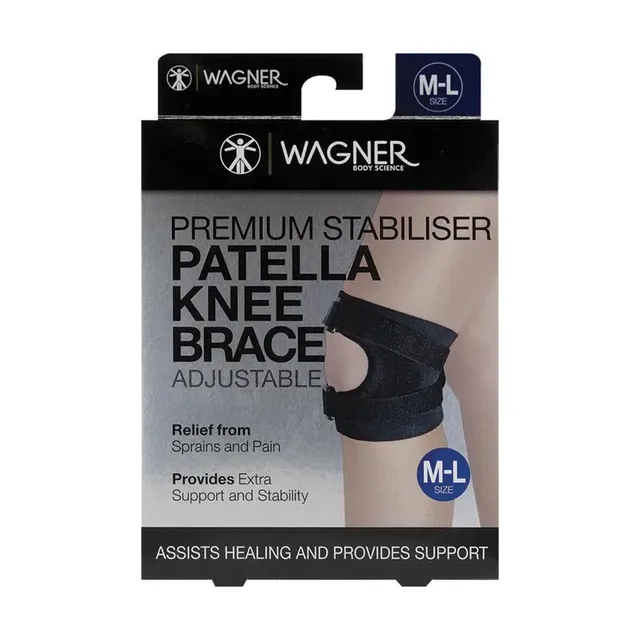 Wagner Body Science Premium Patella Knee Brace Adjustable Medium/Large