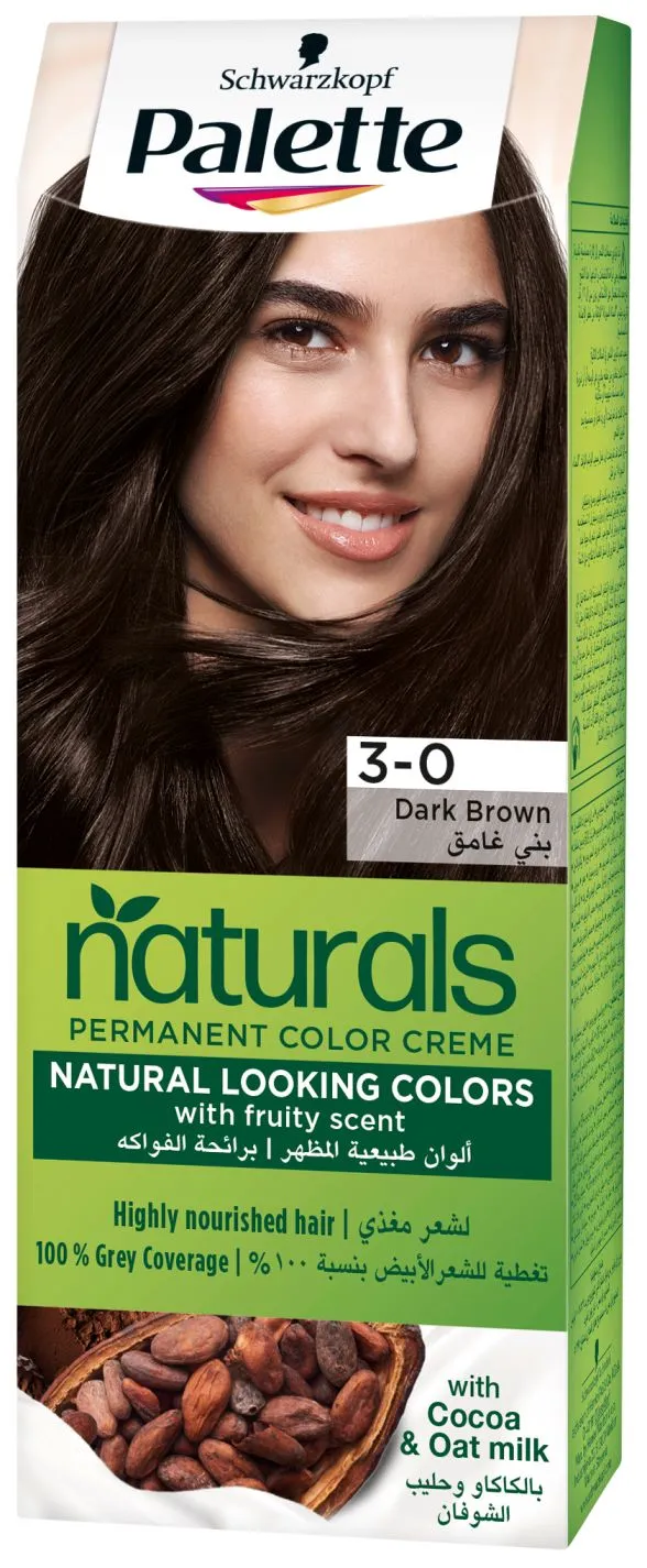 Palette Permenant Color Cream 3-0 Dark Brown