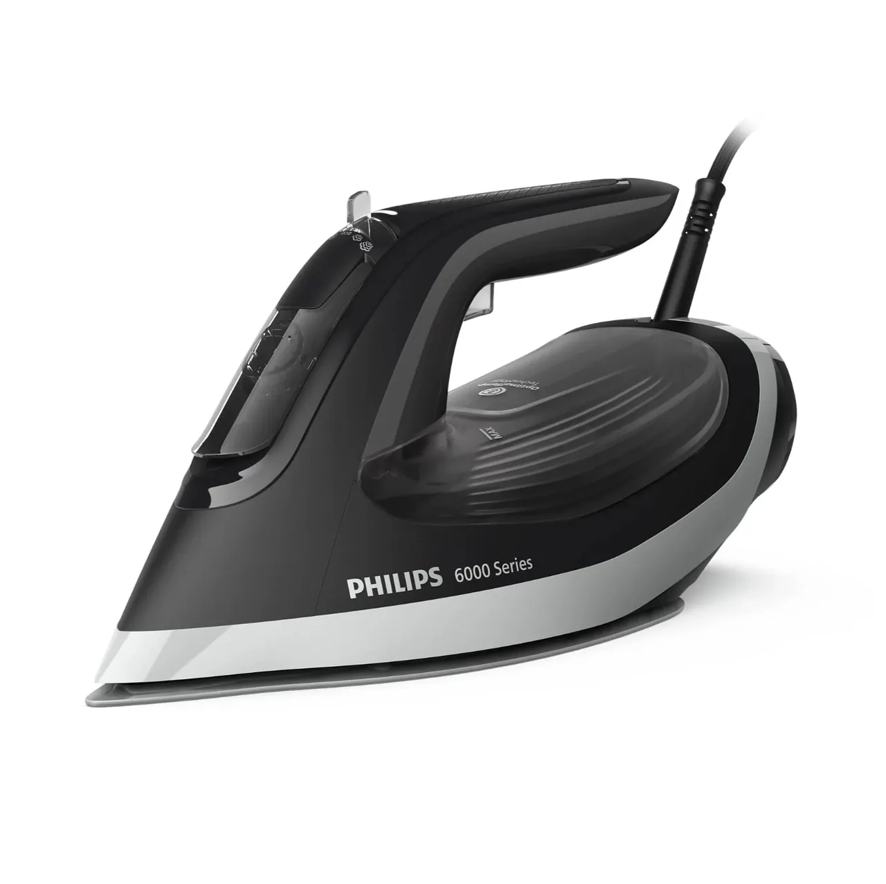Philips مكواة بخار 6000 Series، 2600W، أسود/رمادي، DST6120/86
