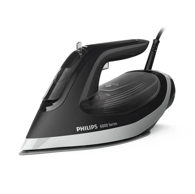 Philips 6000 Series Steam Iron, 2600W, Black/Grey, DST6120/86