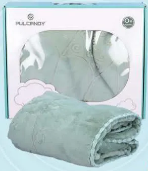 Pulcandy بطانية أطفال انجل مزدوجة الطبقات
