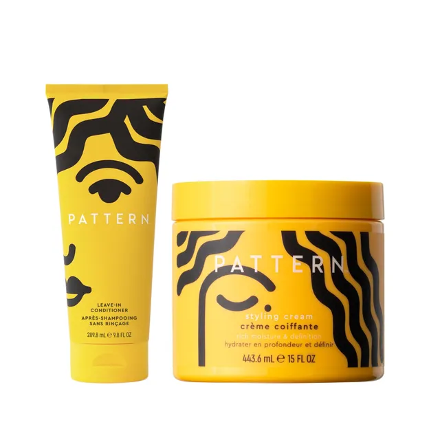 Pattern Leave-In Conditioner and Styling Cream Duo Kit, Curl Defining, 9.8 fl oz and 15 fl oz