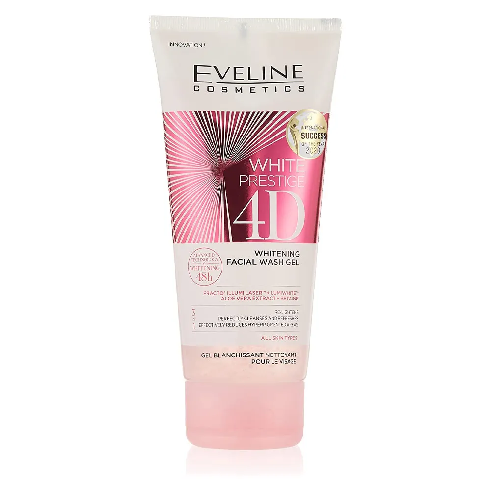 Eveline جل غسول الوجه White Pretige 4D W