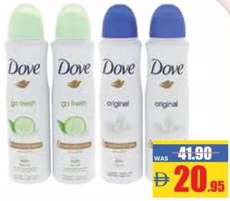 Dove Deodorant Aero Assorted