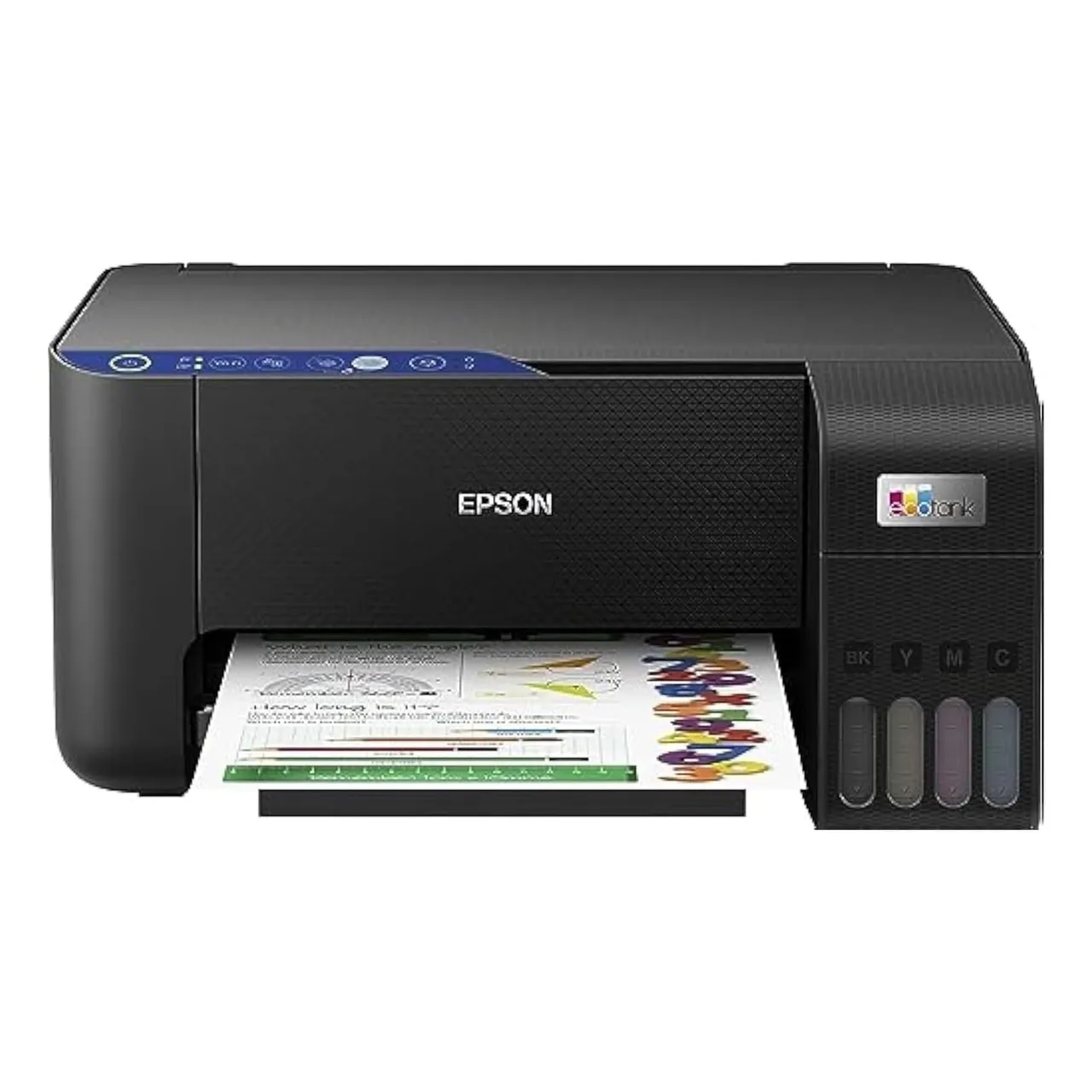 Epson طابعة خزان حبر الكل في واحد EcoTank L3251 مع واي فاي أسود