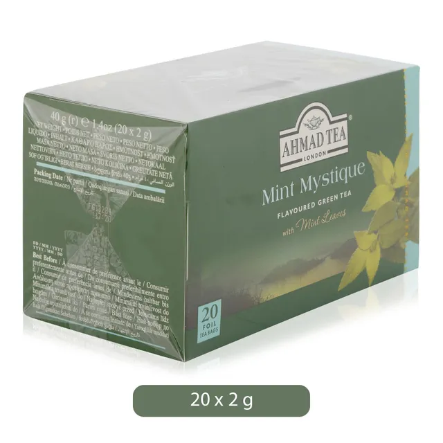 Ahmad Tea Ahmad Mint Mystique Flavored Green Tea - 20 Bags