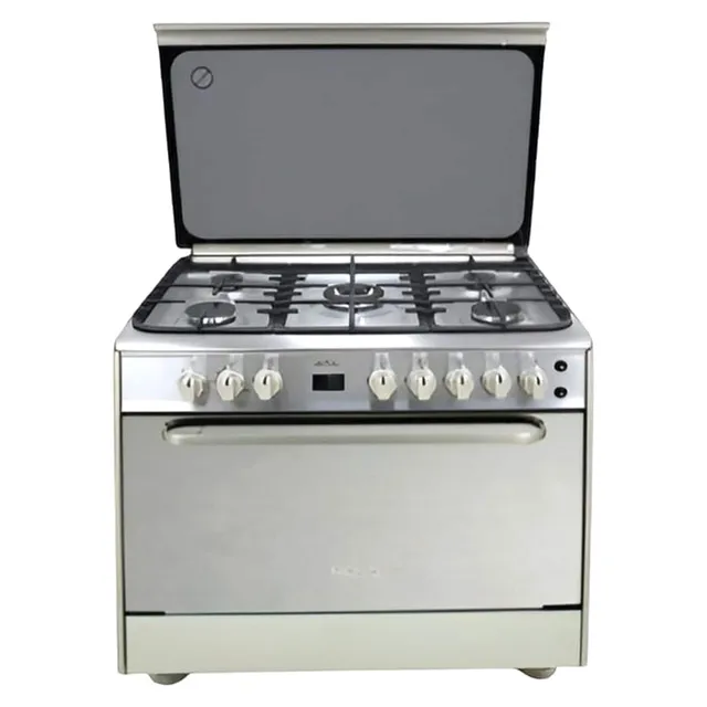 Super General 90x60cm Gas Cooker With Electric Oven SGC9511FSE Silver