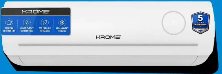 Krome مكيف سبليت انفرتر KR-SAC18IM بقدرة 1.5 Ton