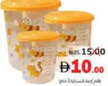 Plastic Jar Set