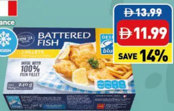 Deep Blue Alaska Pollock Fillets Battered