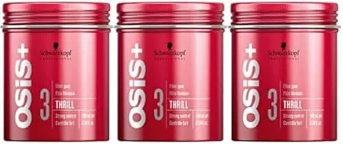 صمغ ألياف Osis+ Thrill، 3.38-Ounce (عبوة 3)