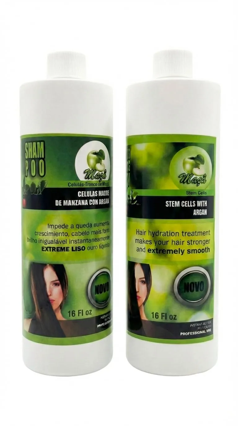 Kera Fruit علاج الشعر 16 Fl Oz سيرجيا كابيلار بالشوكولاتة والخلايا الجذعية CELULAS MADRES طبيعي بدون سلفات للجنسين للفرد واللمعان