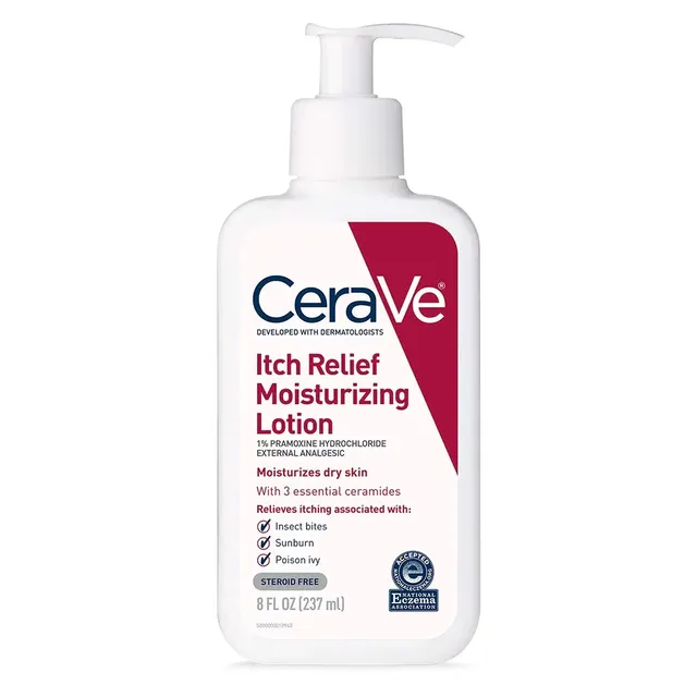 cerave Itch Relief Moisturizing Lotion 1% Pramoxine Hydrochloride