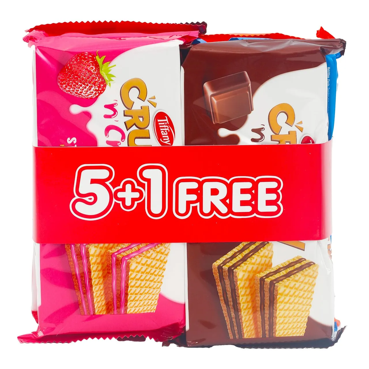 Tiffany ويفر كرانش متنوع 65 g x 6 pcs