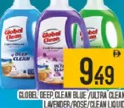 Global Clean Deep Clean Blue / Ultra Clean Lavender / Rose / Clean Liquid Detergent