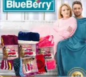 BlueBerry بطانية رول