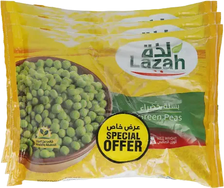 Lazah فاني بازلاء خضراء مجمدة