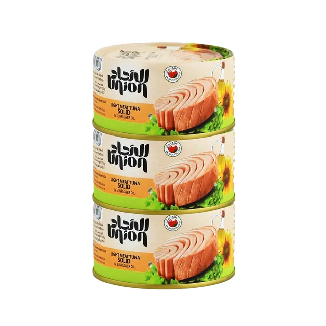 Union Light Meat Tuna Solid In Sunflower Oil