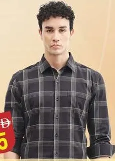 Point Break Mens Oxford Check Shirts F/S