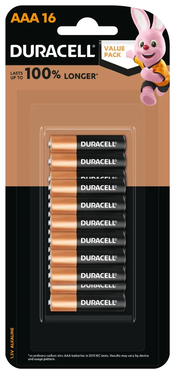 Duracell بطاريات AAA عبوة 16