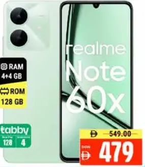 realme Note 60x 4+4 GB/128 GB