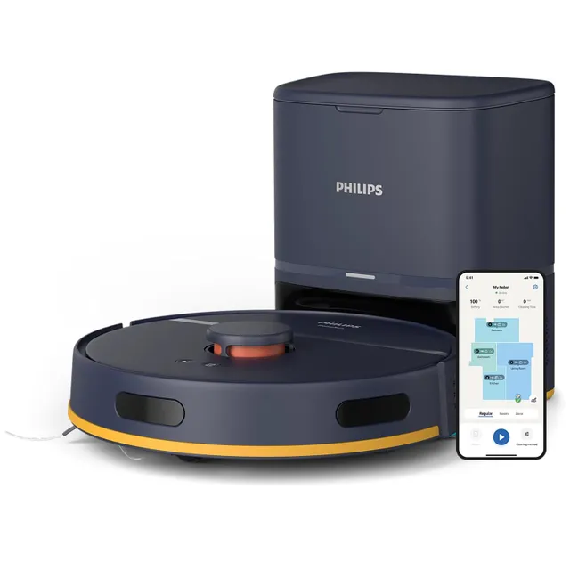 Philips 2000 series Robotic Vacuum Cleaner, 680W, Dark Blue, XU2100/15