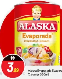 Alaska Evaporada Liquid Creamer