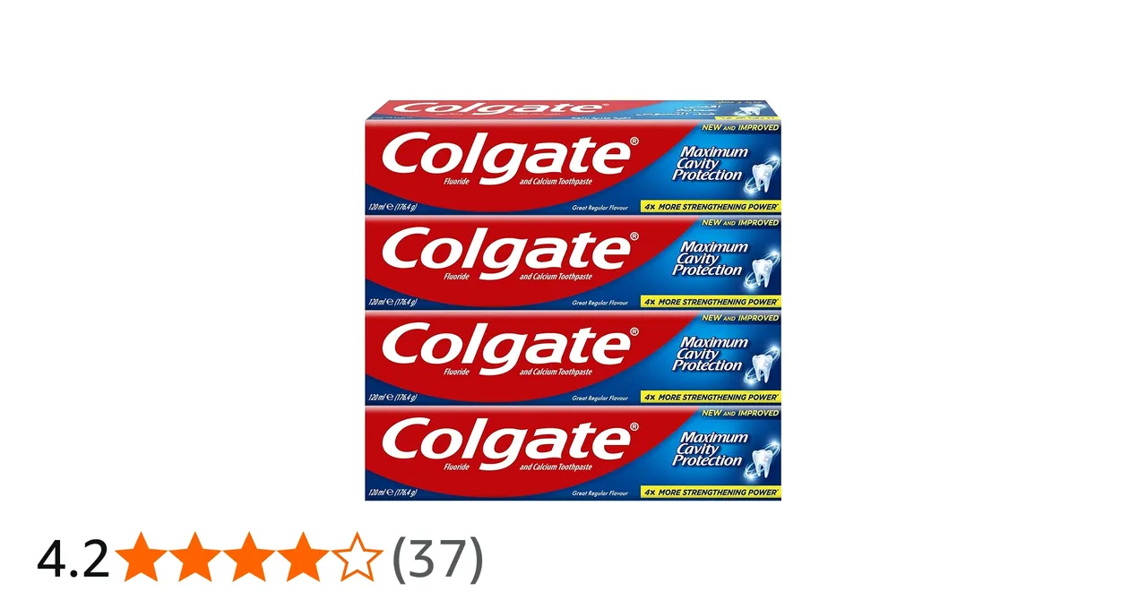 Colgate معجون أسنان للحماية القصوى من التسوس