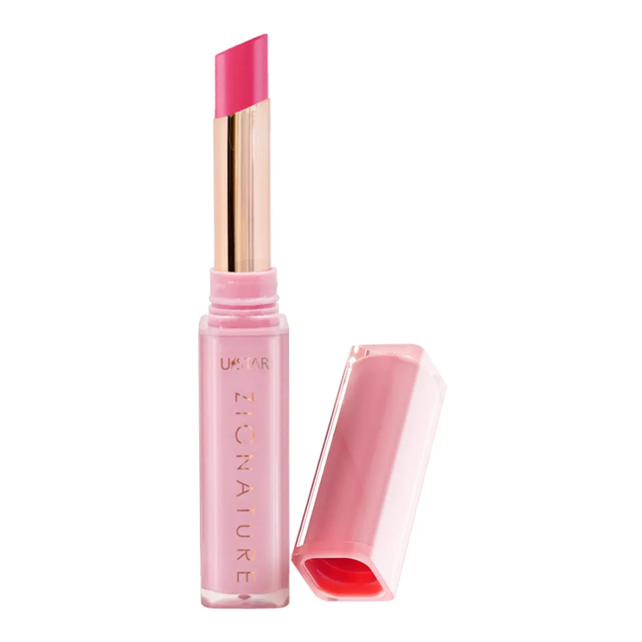 Ustar أحمر شفاه Zignature Maxx Cover Crystal Glam، 04 Nude Pumpkin