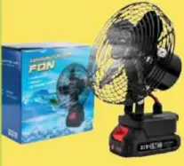 Akova Rechargeable Fan Dual Battery