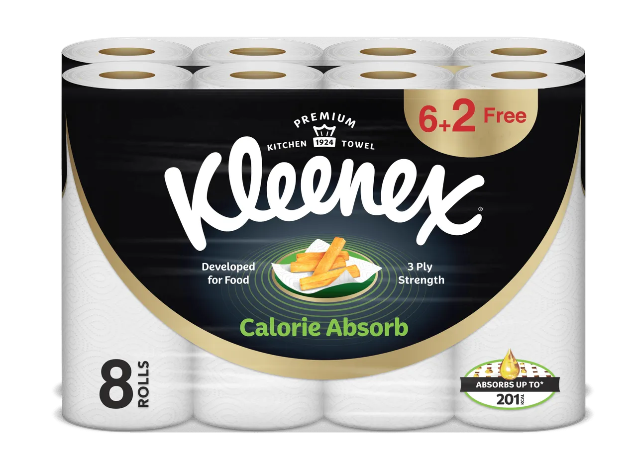 Kleenex مناشف مطبخ - 8 x 50's