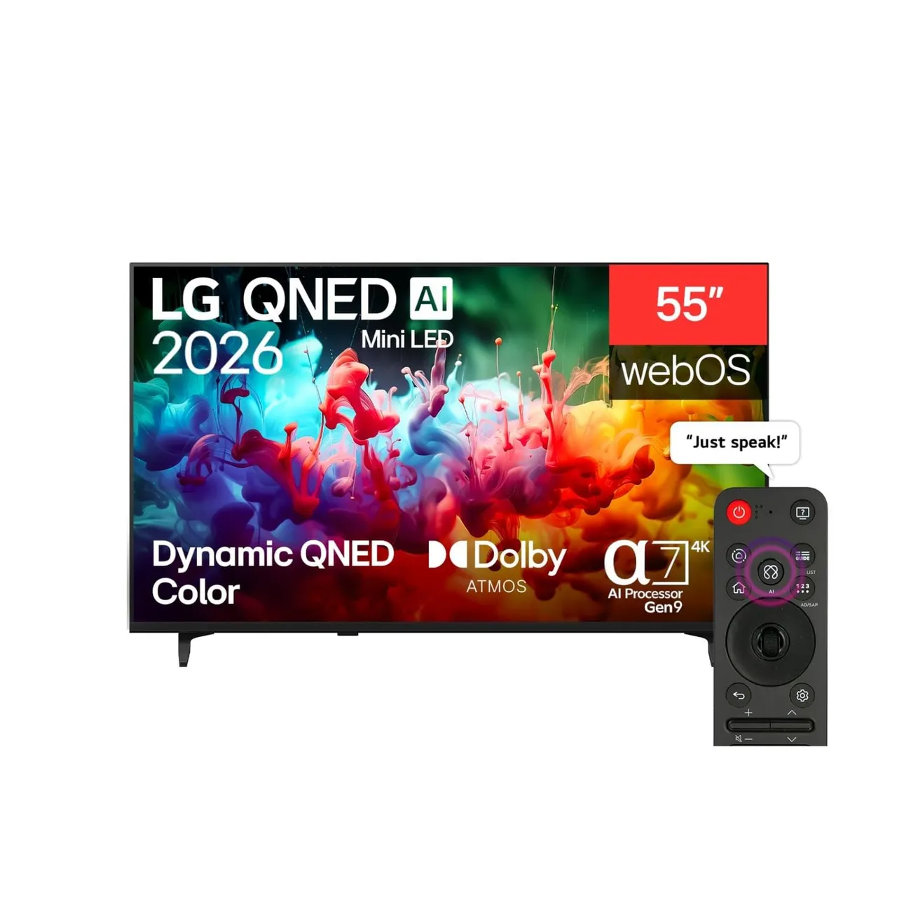 LG تلفاز ذكي 55 بوصة بتقنية QNED AI QNED70 Mini LED بدقة 4K ‏2026