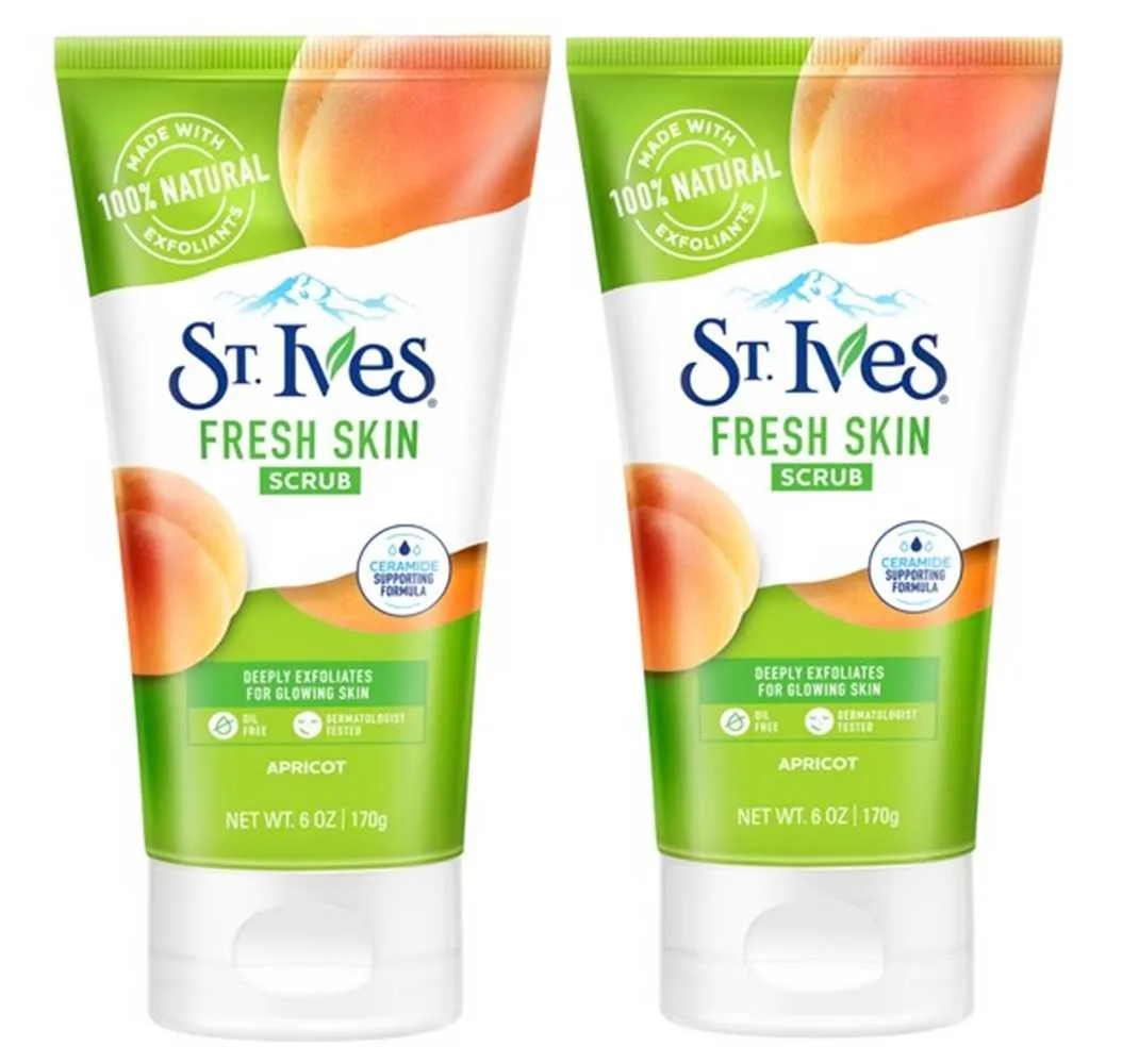 St Ives Scrub Skinapricot170Gtwinpack