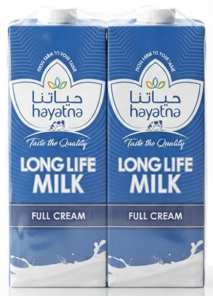hayatna حليب طويل الأجل