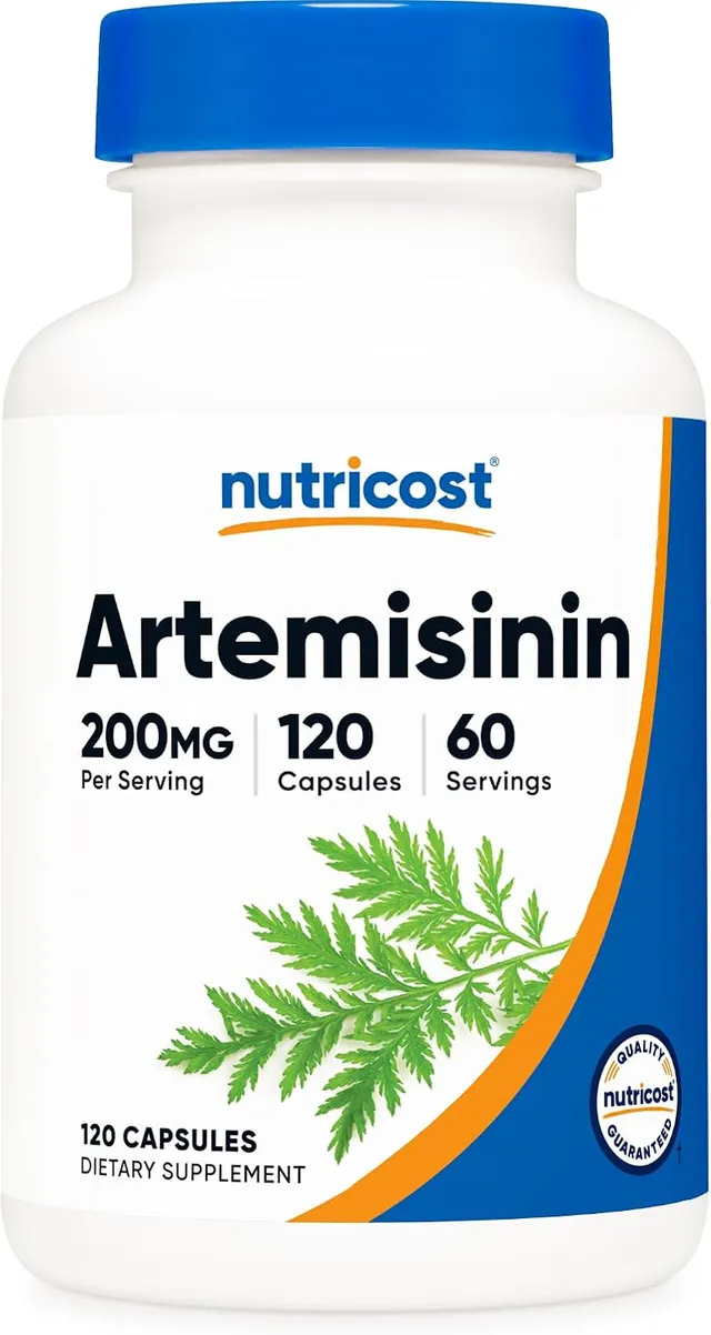 Nutricost Artemisinin 200mg, 120 Capsules - Non-Gmo, Gluten Free, Vegetarian Friendly