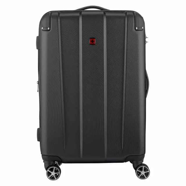 wenger Protector 4 Wheel Hard Casing Luggage Trolley Black 67cm