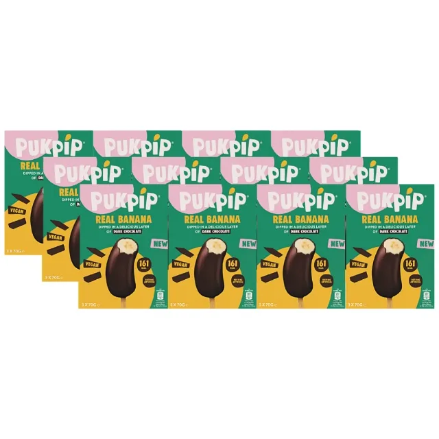 Pukpip Chocolate Dipped Banana Dark Chocolate