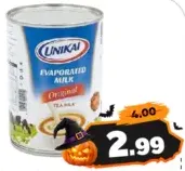 Unikai Evaporated Milk Veg Fat